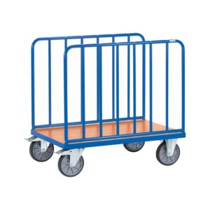 Carucior cu platforma din placaj fibrolemnos cu doi parapeti