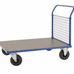 Carucior transport marfa placat cu plasa de sarma
