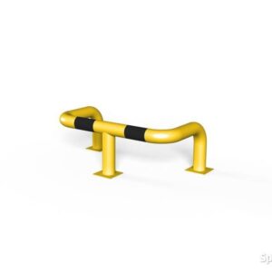 Protecție metalică pentru stalpi, hidranți, stații incărcare si benzinări Tip U3 : 1000x400x600 mm