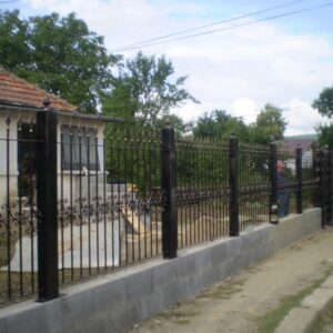Imprejmuiri cu panouri din fier forjat